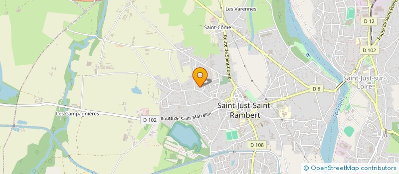 localisation de l'entreprise SCI MARINE  SAINT-JUST-SAINT-RAMBERT