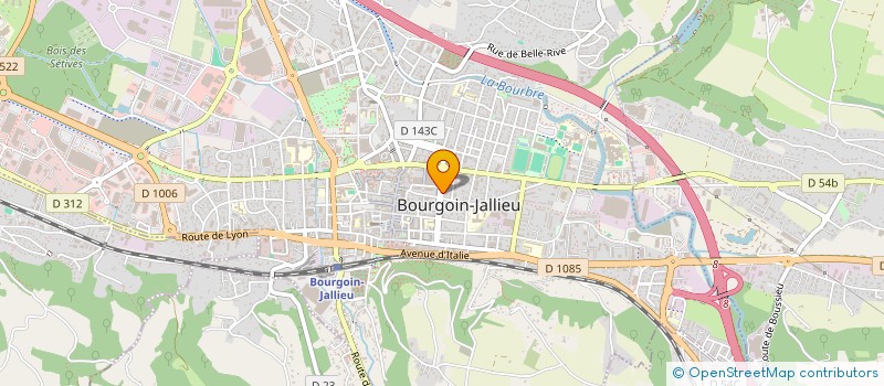 localisation de l'entreprise SCI MARINE à BOURGOIN-JALLIEU