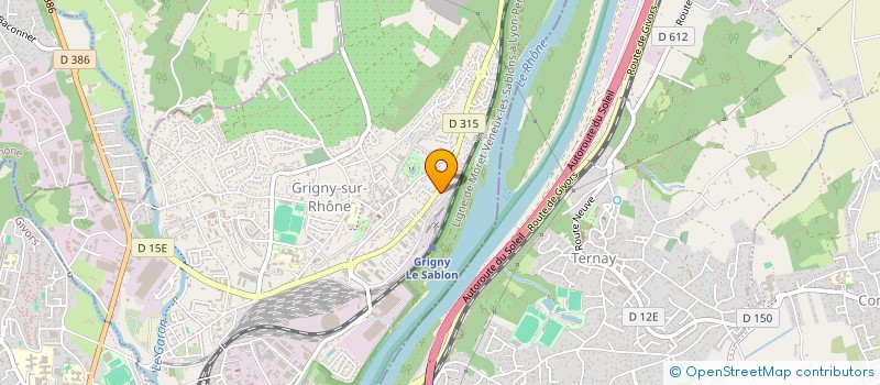 localisation de l'entreprise SCI MARINE  GRIGNY