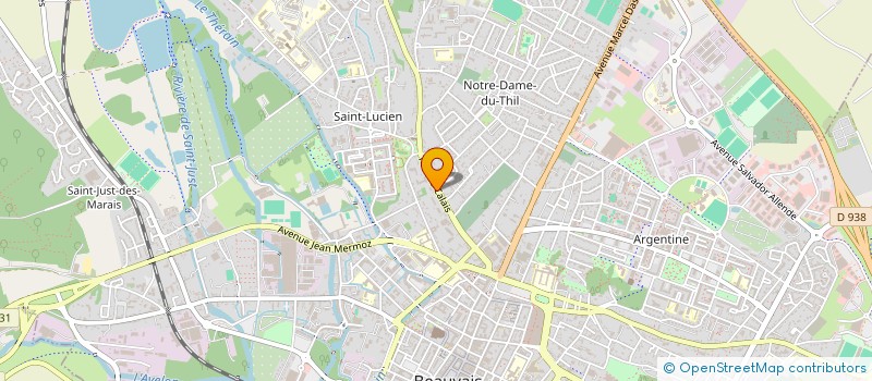 localisation de l'entreprise SCI MARINE AMELIE  BEAUVAIS