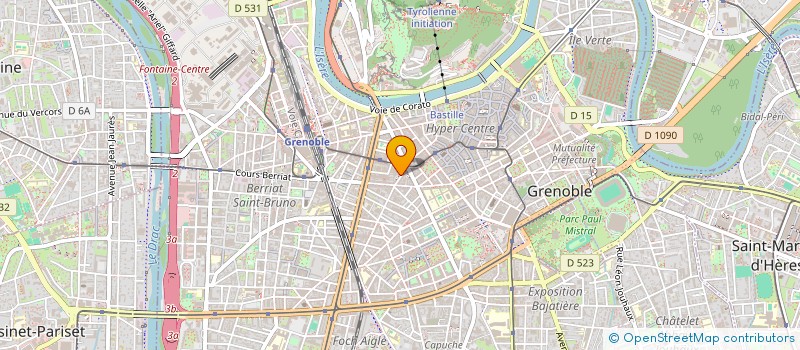 localisation de l'entreprise SCI MARINE ET THIBAULT  GRENOBLE