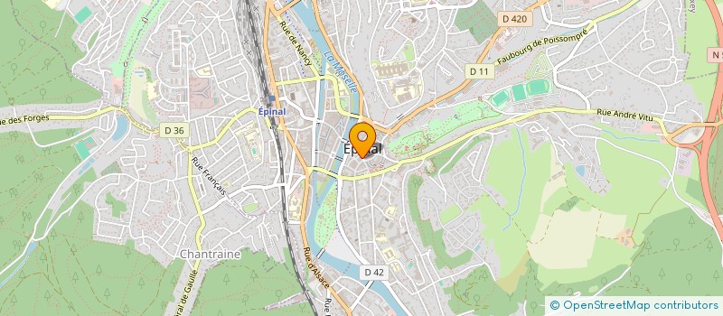 localisation de l'entreprise SCI MARINE FOREVER à EPINAL