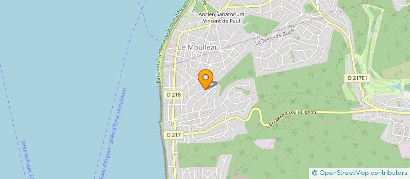 localisation de l'entreprise SCI MARINE LAND à LA TESTE-DE-BUCH