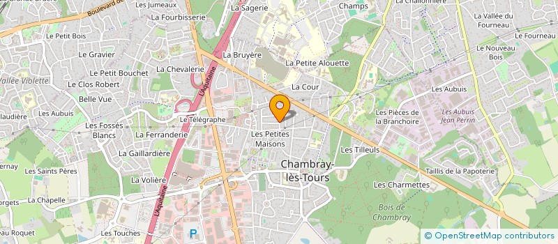 localisation de l'entreprise SCI MARINE LEVINE  CHAMBRAY-LES-TOURS