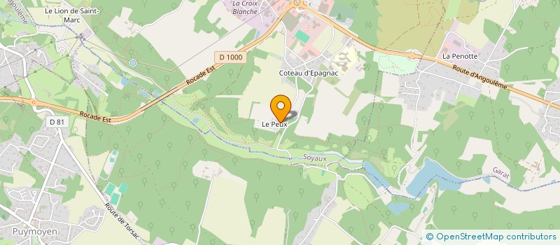 localisation de l'entreprise SCI MARINE MANGEL IMMOBILIER  SOYAUX