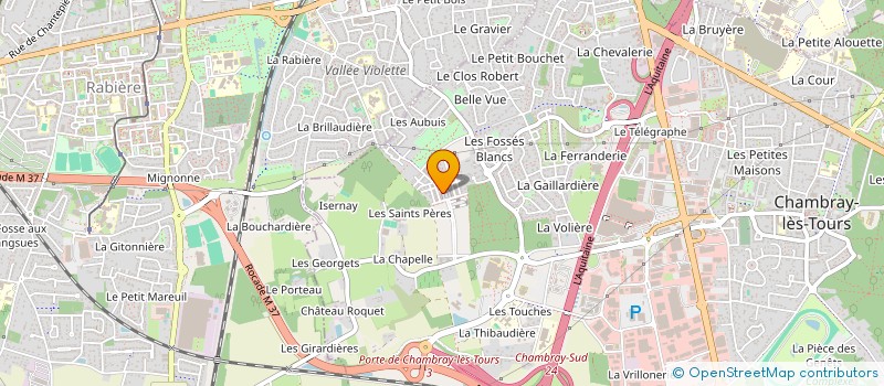 localisation de l'entreprise SCI MARINEANTOINE  CHAMBRAY-LES-TOURS