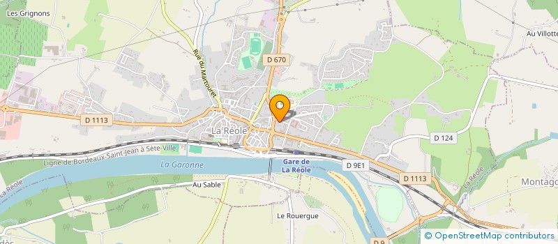 localisation de l'entreprise SCI MARINEDENIS  LA REOLE