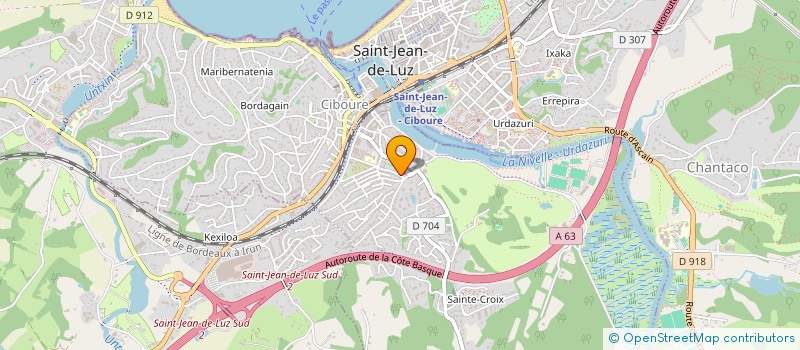 localisation de l'entreprise SCI MARINELA 4  CIBOURE