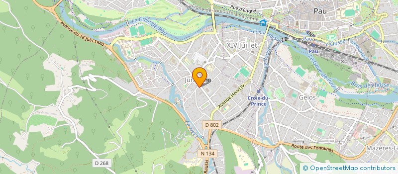 localisation de l'entreprise SCI MARINELA à JURANCON