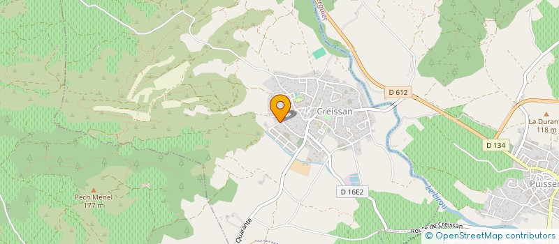 localisation de l'entreprise SCI MARINELLA  CREISSAN