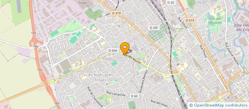 localisation de l'entreprise SCI MARINES à TROYES