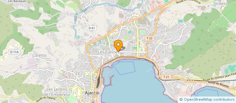 localisation de l'entreprise SCI MARINES DE PORTICCIO à AJACCIO