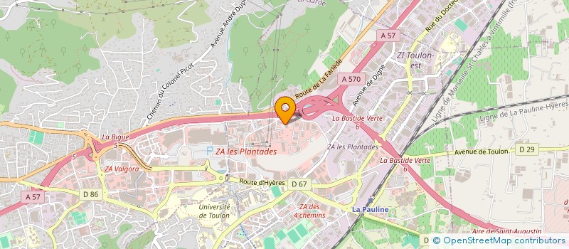 localisation de l'entreprise SCI MARINETTE  LA GARDE