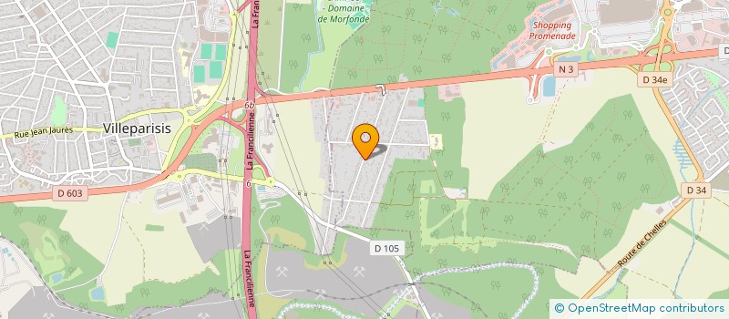 localisation de l'entreprise SCI MARINETTE  CLAYE-SOUILLY