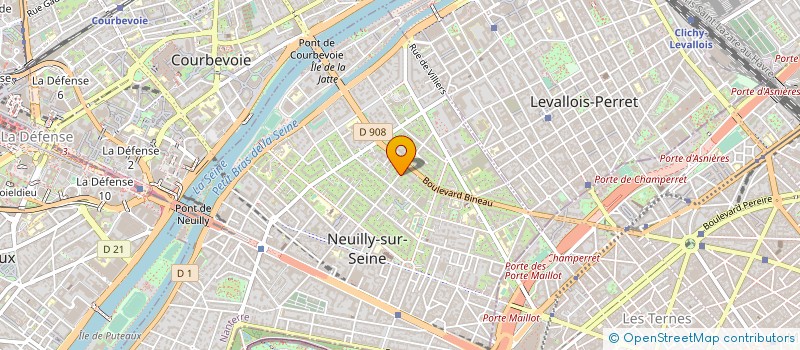 localisation de l'entreprise SCI MARINETTE à NEUILLY-SUR-SEINE