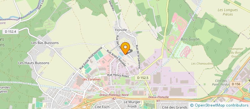 localisation de l'entreprise SCI MARINETTE ET NATHALIE à DREUX