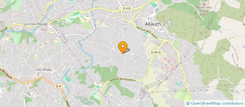 localisation de l'entreprise SCI MARINETTI-BRIFFAUT  ALLAUCH