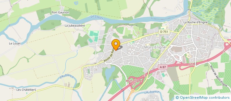 localisation de l'entreprise SCI MARINI PRO  MURS-ERIGNE