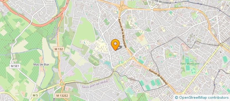 localisation de l'entreprise SCI MARINISA à MONTPELLIER