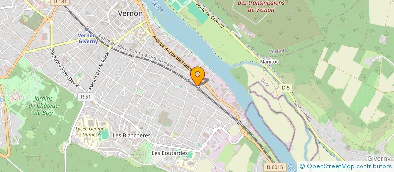 localisation de l'entreprise SCI MARINO  VERNON