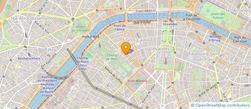 localisation de l'entreprise SCI MARINONI  PARIS