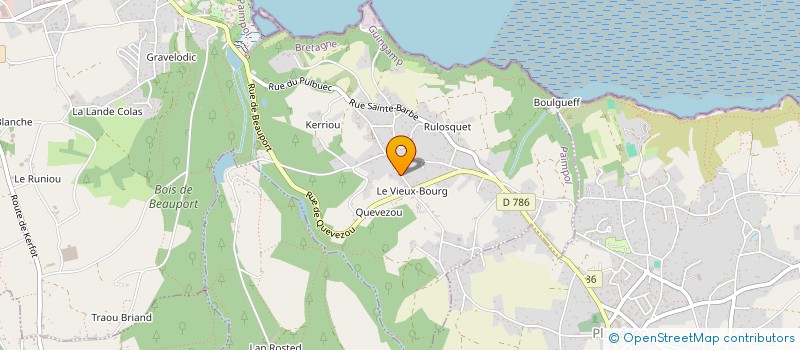 localisation de l'entreprise SCI MARINORA  PAIMPOL