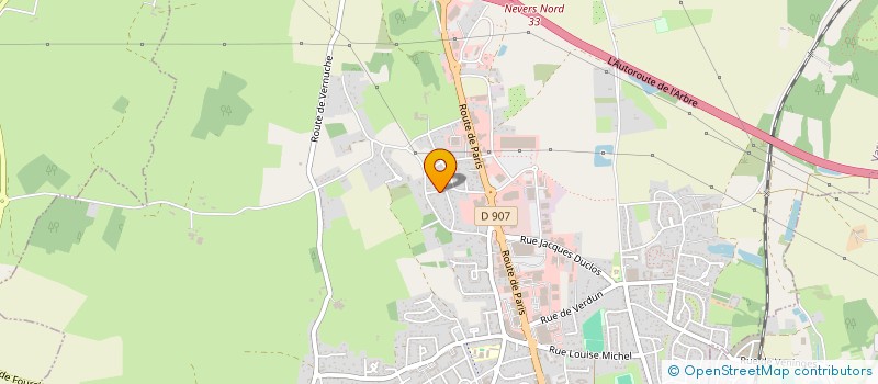 localisation de l'entreprise SCI MARINOUE  VARENNES-VAUZELLES