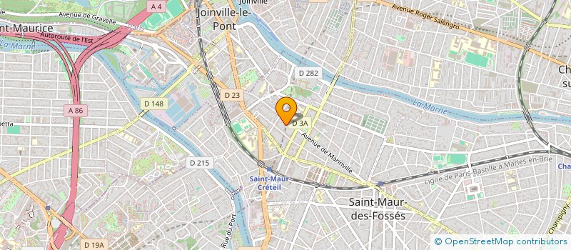 localisation de l'entreprise SCI MARINVILLE N 28 à SAINT-MAUR-DES-FOSSES