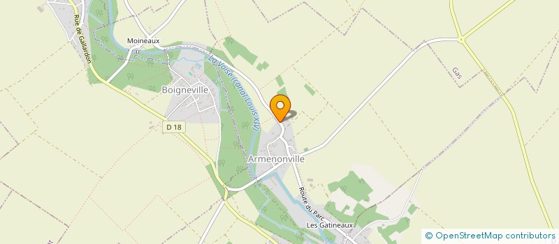 localisation de l'entreprise SCI MARINY à BAILLEAU-ARMENONVILLE