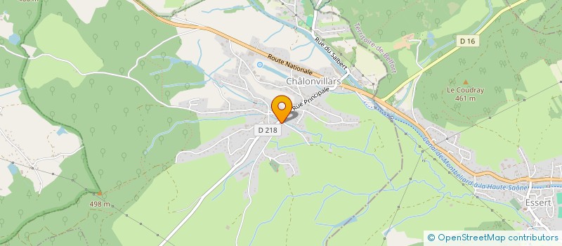 localisation de l'entreprise SCI MARIO  CHALONVILLARS