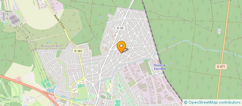 localisation de l'entreprise SCI MARIO  OZOIR-LA-FERRIERE