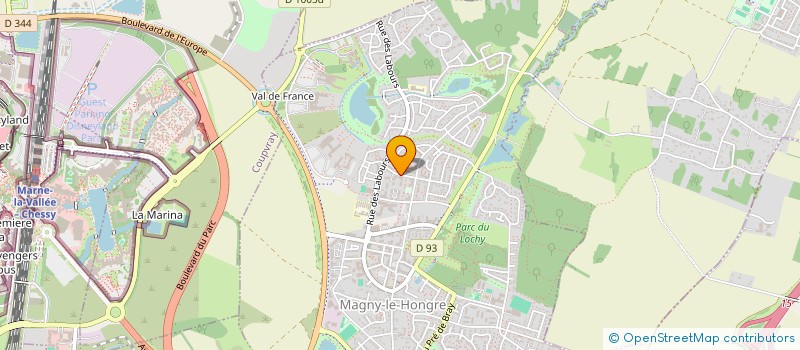 localisation de l'entreprise SCI MARIO  MAGNY-LE-HONGRE