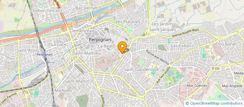 localisation de l'entreprise SCI MARIOL  PERPIGNAN