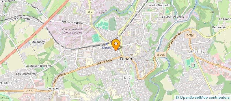 localisation de l'entreprise SCI MARION  DINAN