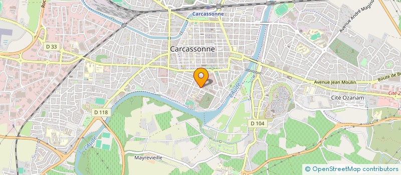 localisation de l'entreprise SCI MARION à CARCASSONNE