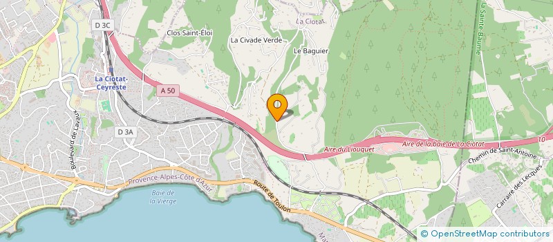 localisation de l'entreprise SCI MARION  LA CIOTAT