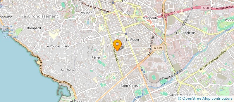 localisation de l'entreprise SCI MARION  MARSEILLE