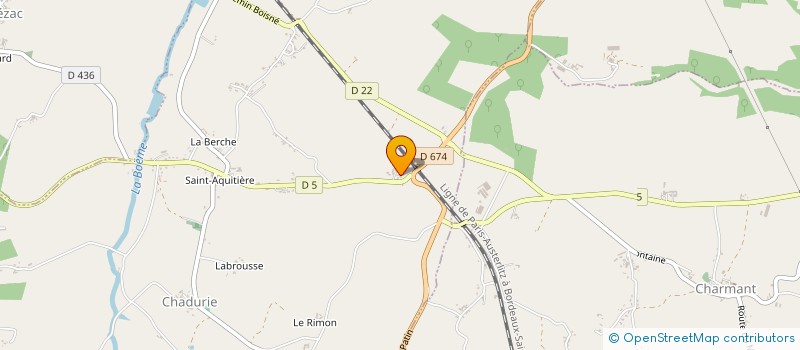localisation de l'entreprise SCI MARION à CHADURIE