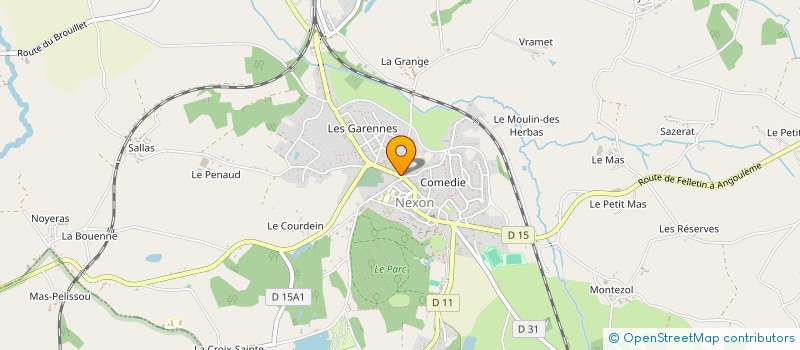 localisation de l'entreprise SCI MARION  NEXON