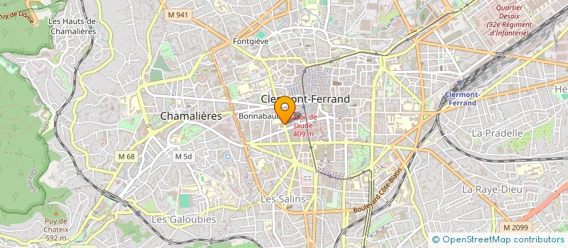 localisation de l'entreprise SCI MARION  CLERMONT-FERRAND
