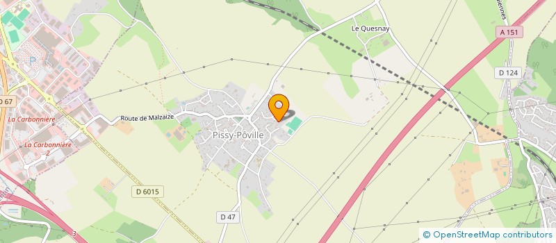 localisation de l'entreprise SCI MARION  PISSY-POVILLE