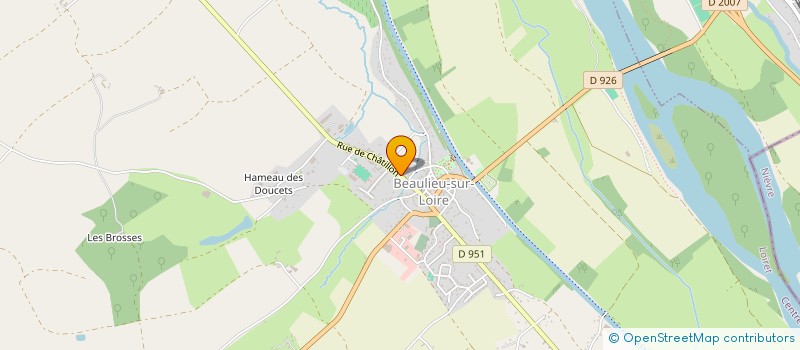 localisation de l'entreprise SCI MARION  BEAULIEU-SUR-LOIRE