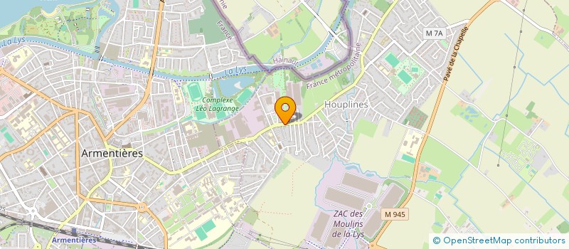 localisation de l'entreprise SCI MARION ET NOEMIE  HOUPLINES