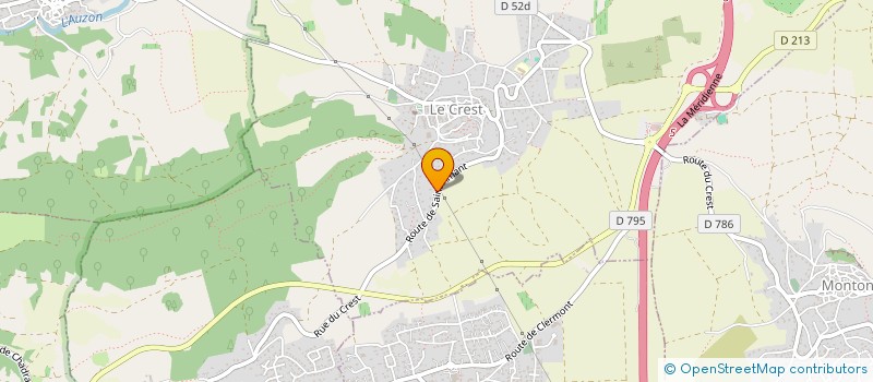 localisation de l'entreprise SCI MARION FAMILY  LE CREST