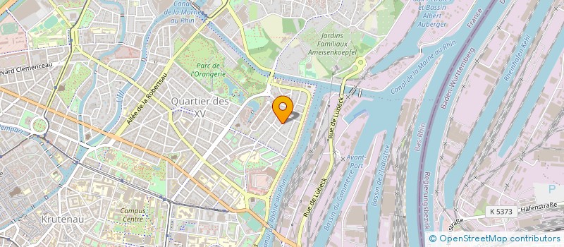 localisation de l'entreprise SCI MARION-KRESS à STRASBOURG