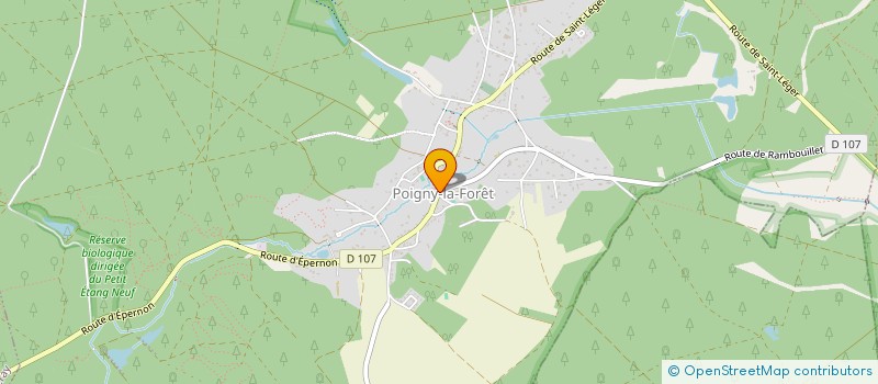 localisation de l'entreprise SCI MARIOSE  POIGNY-LA-FORET