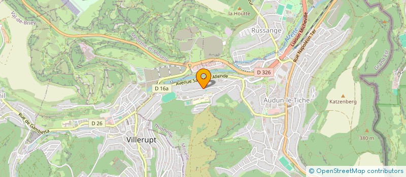 localisation de l'entreprise SCI MARIOT à AUDUN-LE-TICHE