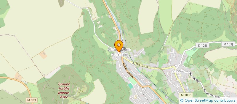 localisation de l'entreprise SCI MARIOT  CHATEL-SAINT-GERMAIN