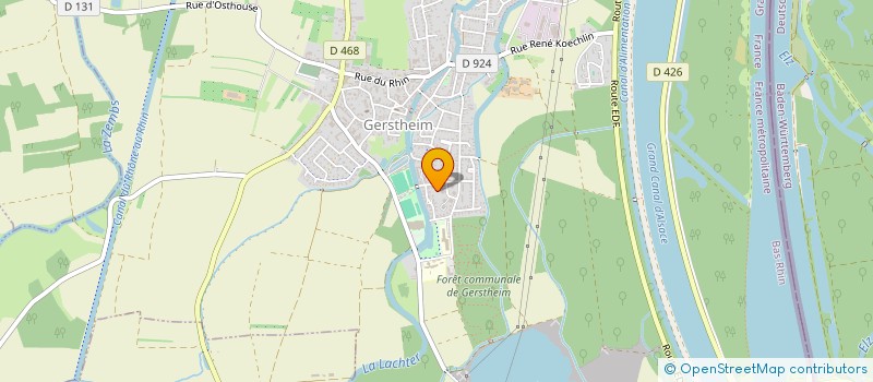 localisation de l'entreprise SCI MARIPA  GERSTHEIM