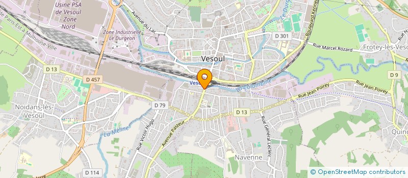 localisation de l'entreprise SCI MARIPHI à VESOUL